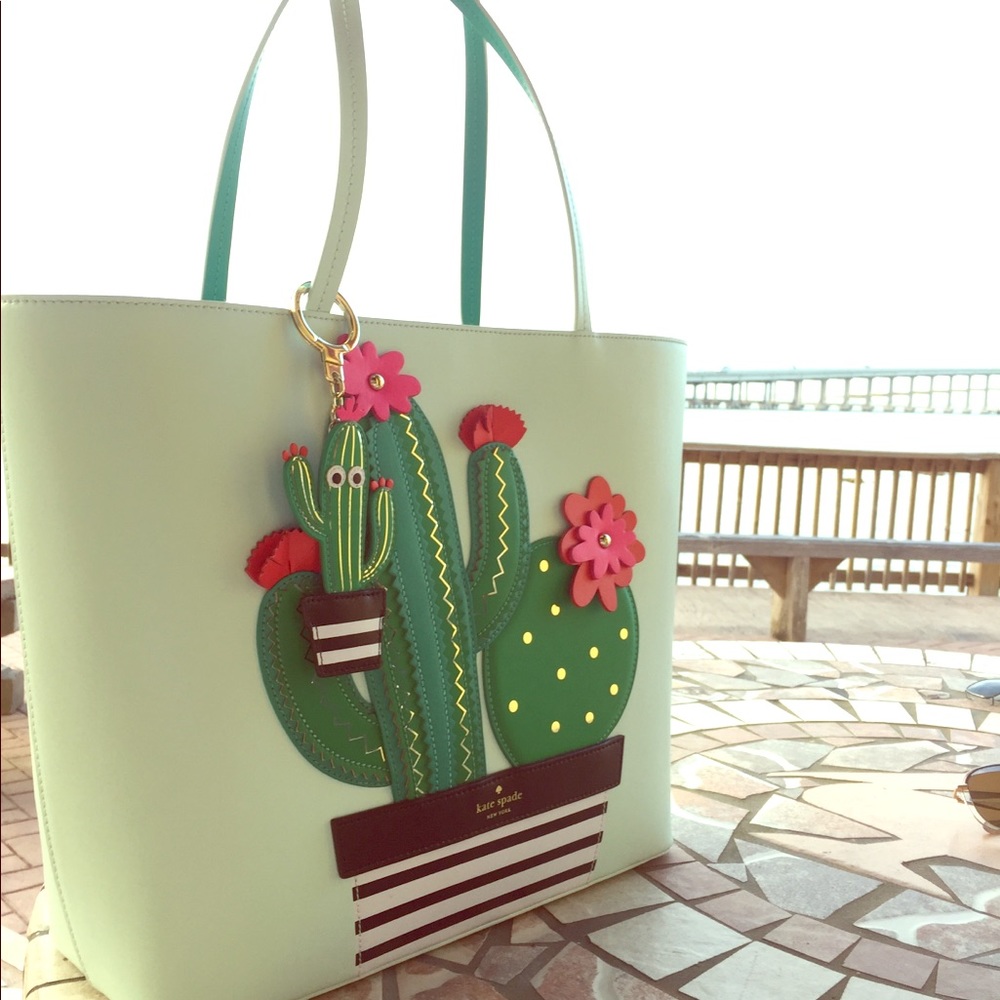 Kate Spade Cactus Leather Tote